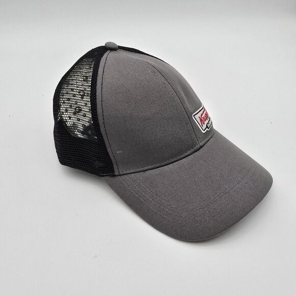 Krispy Kreme Hat Trucker Employee Snapback Cap Gray Embroidered Uniform Black - Picture 3 of 7